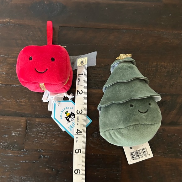 Red and Green Plush Jelly Cat NWT - Picture 2 of 7